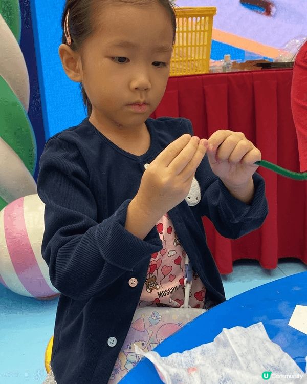 妹妹去咗海港城參加反斗奇兵工作坊，