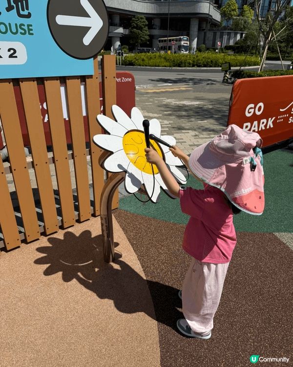 第一次去西沙Go park,好多遊玩設施比小朋友，他們玩得好...