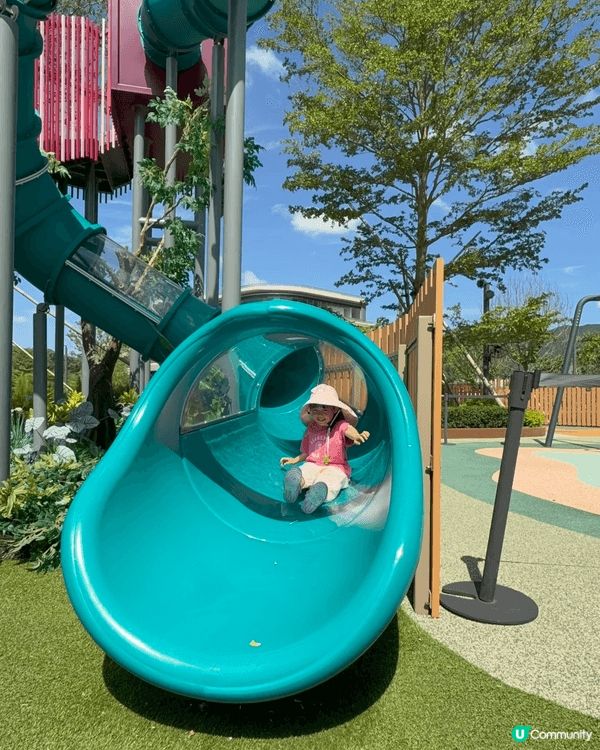 第一次去西沙Go park,好多遊玩設施比小朋友，他們玩得好...