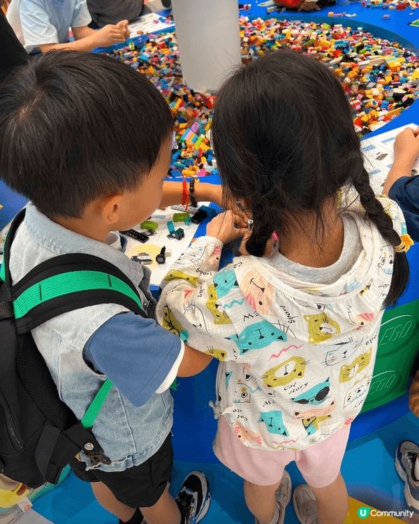 位於沙田新城市廣場舉辦的「開啟玩樂模式」大型LEGO主題活動...