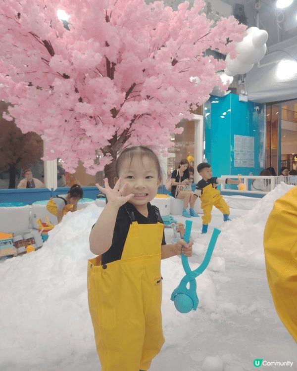 ❄️首次體驗室內玩雪！