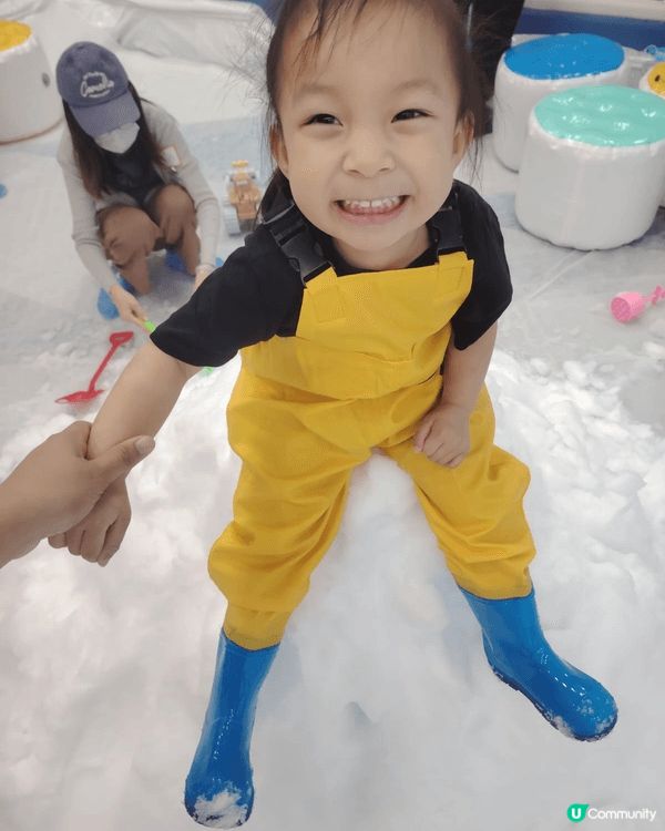 ❄️首次體驗室內玩雪！