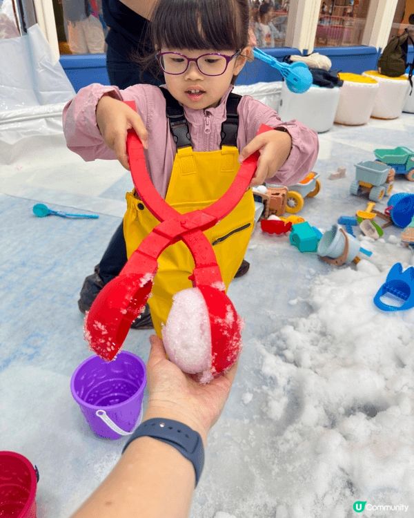 好開心！香港都有得玩雪呀！❄️⛄️😍