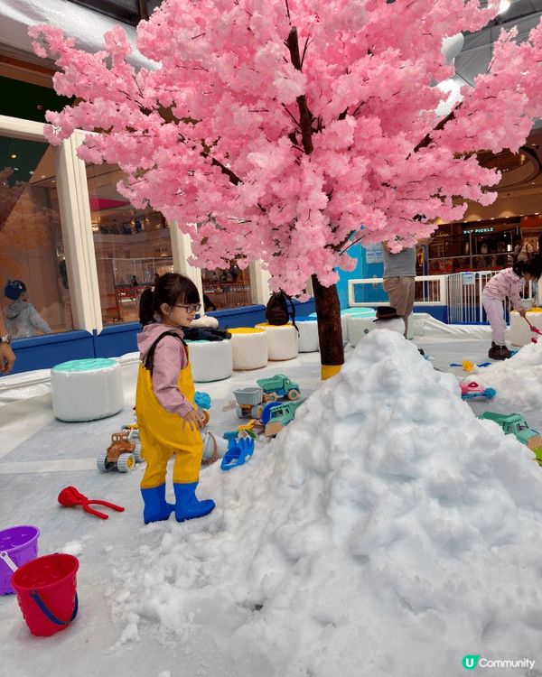 好開心！香港都有得玩雪呀！❄️⛄️😍