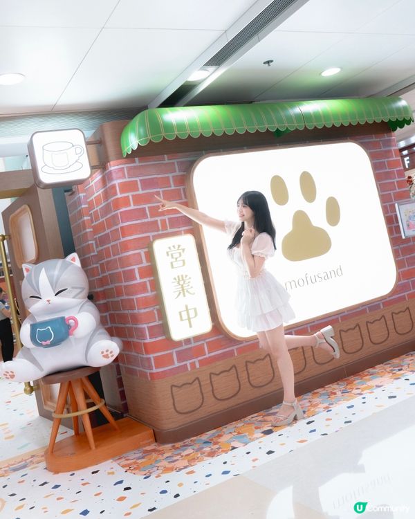 德福廣場超萌貓咪喫茶店！🐱🍰💖