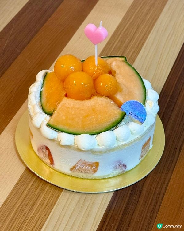 赤肉蜜瓜蛋糕