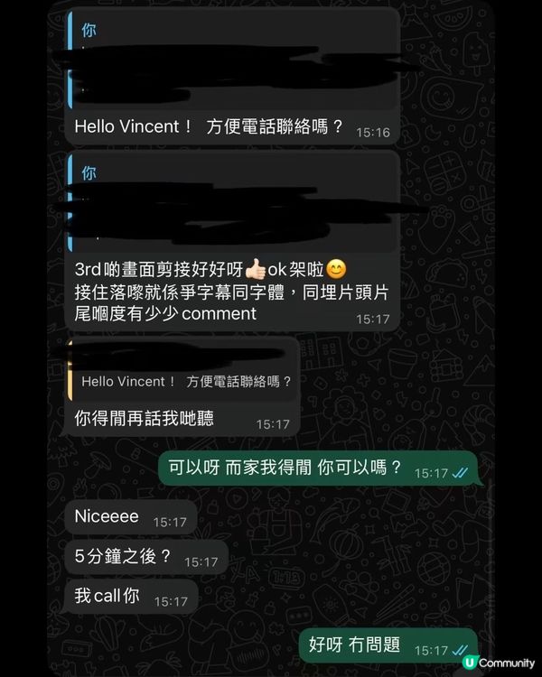 每日都keep 住有唔同客戶開會､團隊開會､後期製作會議