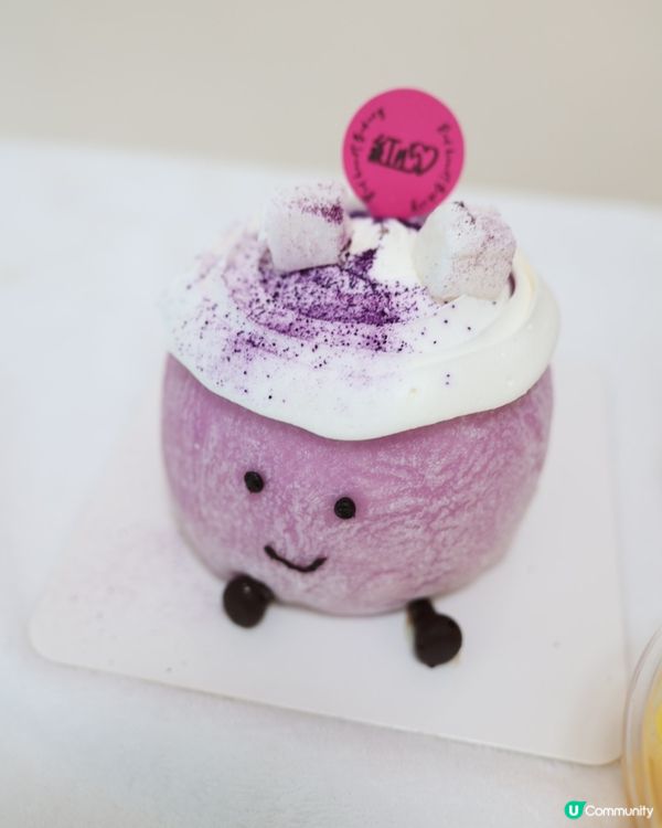 紫芋麻糍蛋糕，超Cute！💜✨