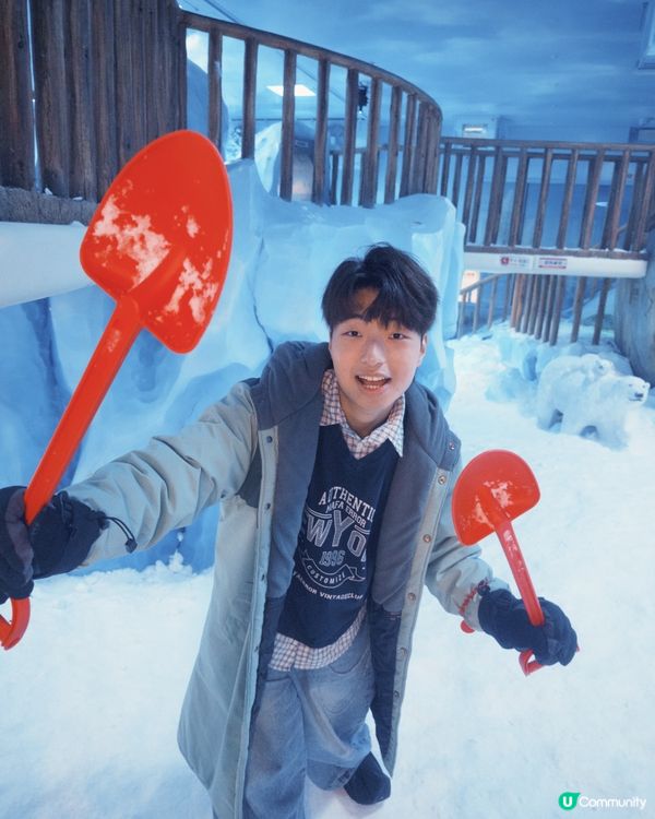 原來香港都影到落雪嘅相
