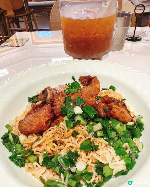 蔥油雞扒撈麵