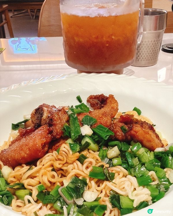 蔥油雞扒撈麵