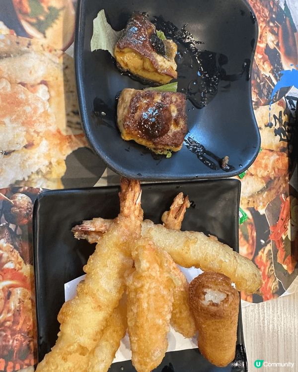 這一間荃灣如心廣場的賢河日本料理，食物好味，最上一張的是雞泡...