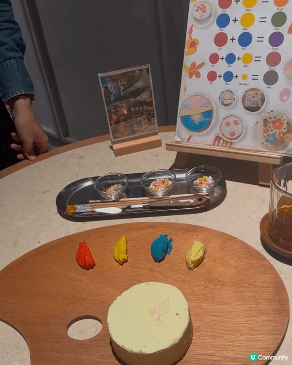 ❗️成餐互動體驗最強一定要講佢個甜品!!!絕對係挑戰大家既藝...