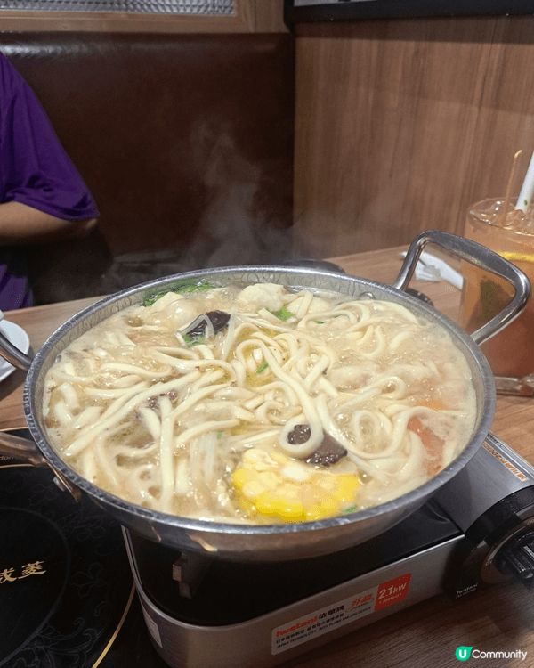 推介鍋霸午市小火鍋，自選3款配料加1款麵，飯配搭。全部$59...