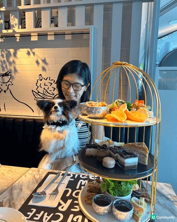 又去左食港女afternoon tea🫖🐶