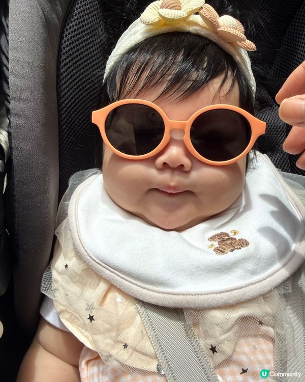 🌟萌娃出行必備！Mustela 嬰兒太陽眼鏡😎