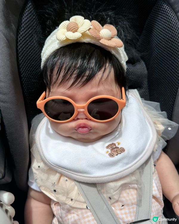 🌟萌娃出行必備！Mustela 嬰兒太陽眼鏡😎