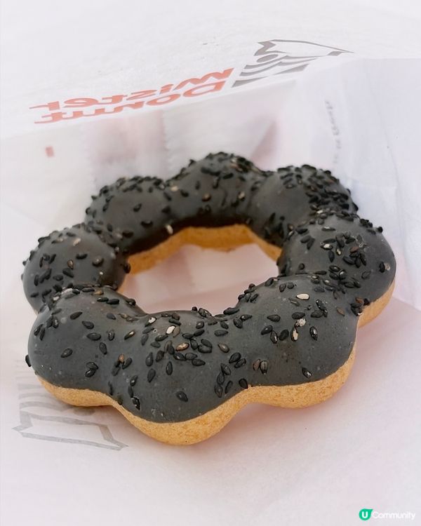 MisterDonut新品🍩黑芝麻波堤🩶超煙韌