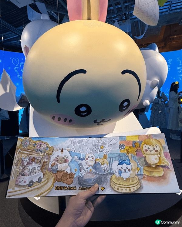 剛剛去了Chiikawa Artiverse特展，本身透過睇...