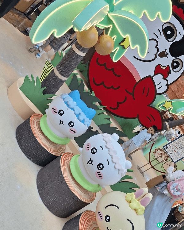 參觀完旺角朗豪坊嘅《劇場版CHIIKAWA人魚島的秘密》展覽...