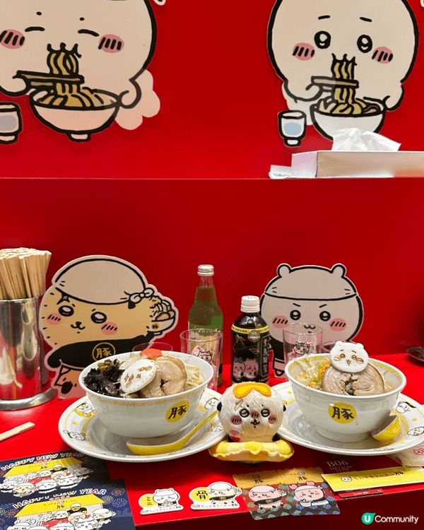 所有香港嘅Chiikawa popup store同拉麵店都...