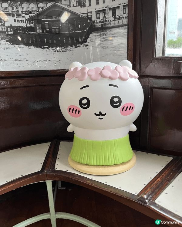 為咗影到Chiikawa佢哋特登去咗搭天星小輪，好耐冇搭船，...