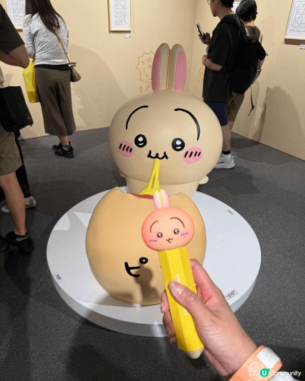 我去咗 chiikawa 展覽之後，第一個感覺係「好可愛，但...