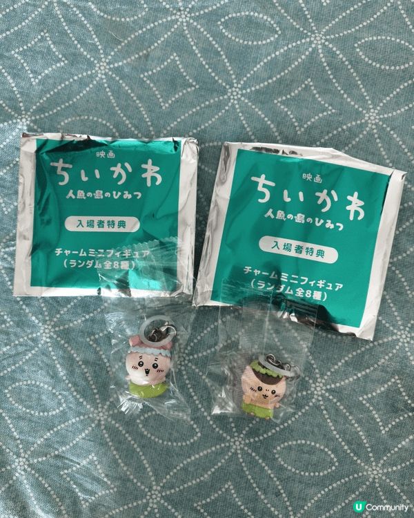 我和仔仔去看“Chiikawa 人魚島的秘密”的電影，原來在...