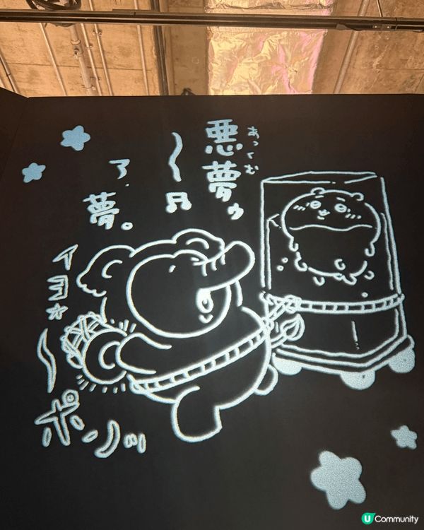 呢幾張相都係喺 Chiikawa 展覽打卡影嘅，超正！
