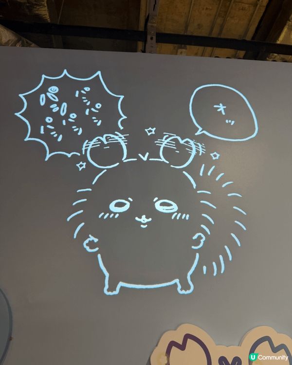 呢幾張相都係喺 Chiikawa 展覽打卡影嘅，超正！