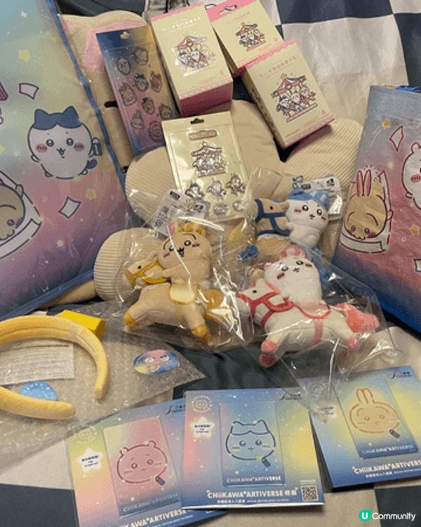 8月係CHIIKAWA月，去睇特展，超開心抽到兔兔特典，今年...