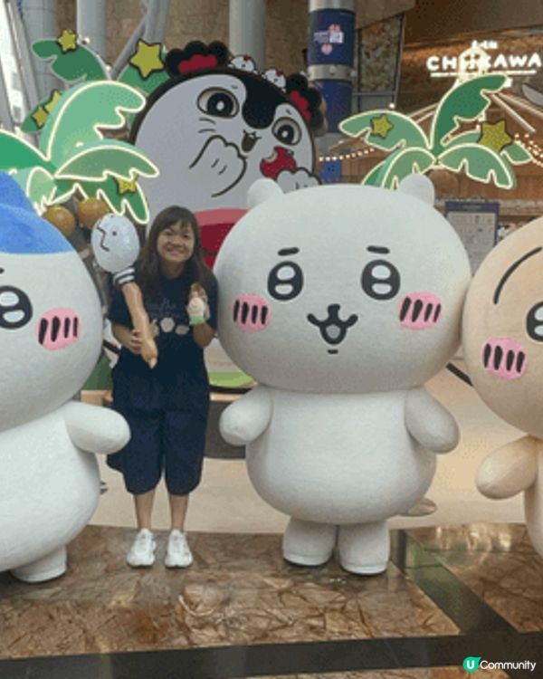 8月係CHIIKAWA月，去睇特展，超開心抽到兔兔特典，今年...
