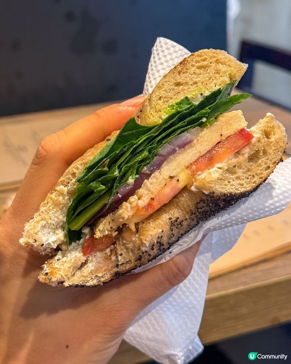 荃灣留白cafe❗️酸種貝果性價比高🤤