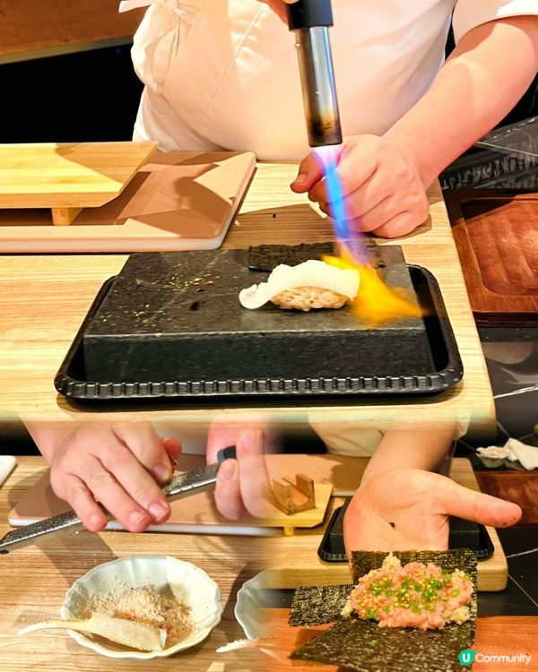 深圳羅湖新開板前Omakase|30年香港主廚現場拆活松葉蟹...