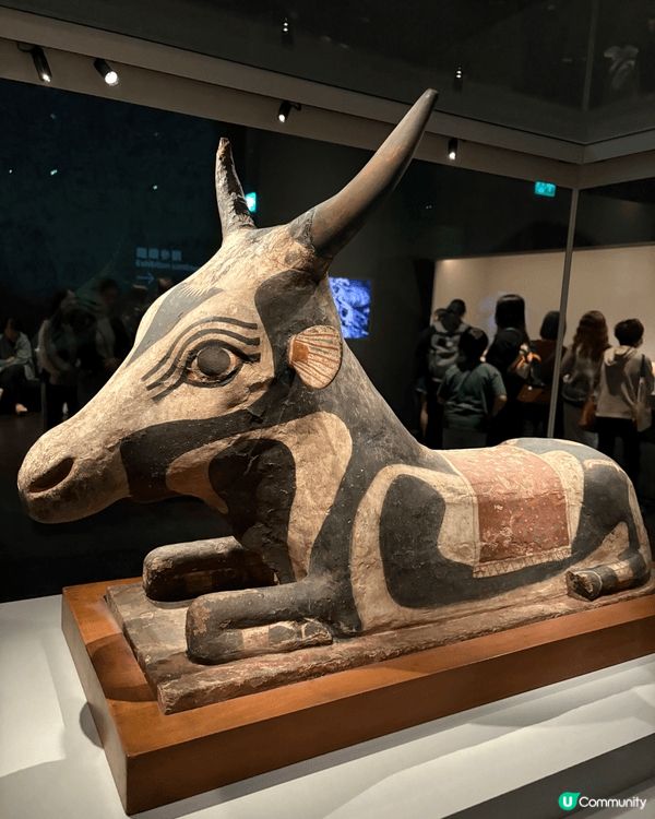 帶小朋友去參觀香港故宮文化博物館展出的「古埃及文明大展」，不...
