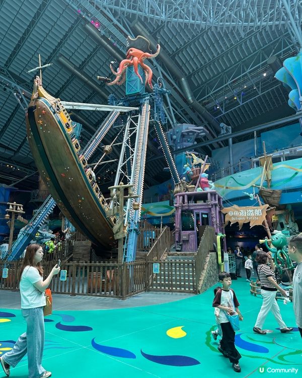 珠海長隆飛船樂園：全室內設計，暑假避暑👨‍👩‍👧‍👦