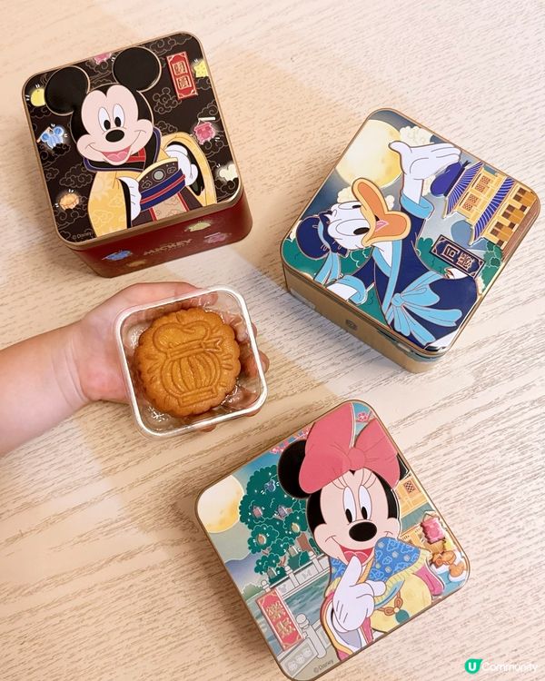 ✧奇華餅家｜茶餐廳風味奶黃月餅+Disney米奇與好友月餅🥮