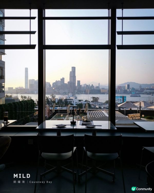 空中花園餐酒館🥂飽覽浪漫維港黃昏美景💕