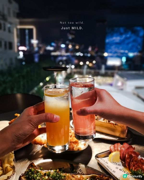 空中花園餐酒館🥂飽覽浪漫維港黃昏美景💕