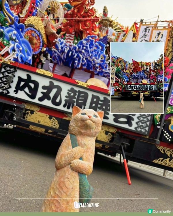 日本藝術家將木材雕刻成擬人化喵星人｜留天然木紋、展現細緻雕工                                                    