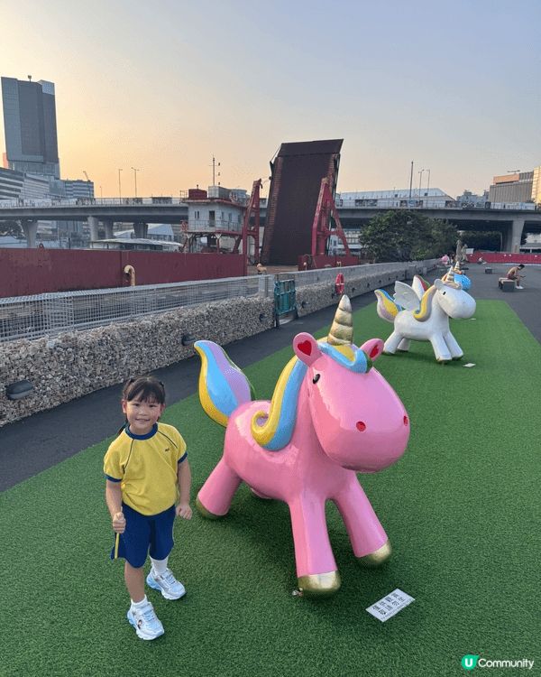 【親子沿海放電日誌】紅磡海濱公園×建灣街公園：打卡、奔跑、放...