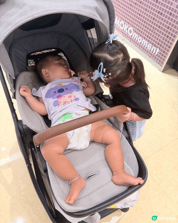 圖一，迪卡儂14” 輕量兒童單車，身高尺寸合適：3 歲兒童平...