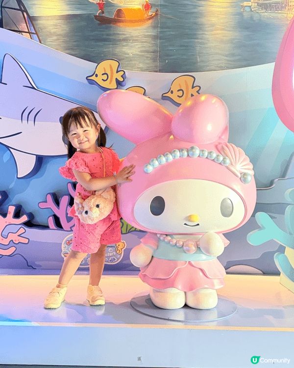 帶女兒直奔香港海洋公園 XSanrio蔚藍海洋之旅