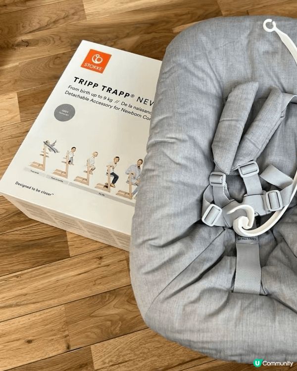 Stokke成長椅加newborn set簡直係新手媽媽必備...