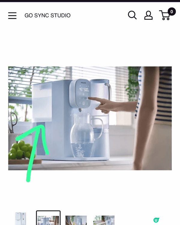 沖水機可以直接用45度啲熱水 直接沖奶 沖水機亦有過濾器確保...