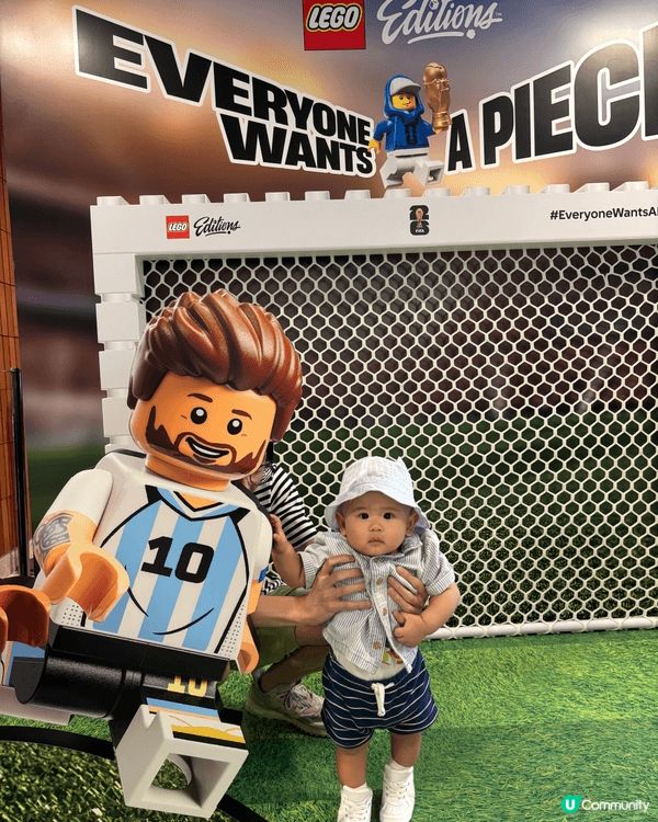 沙田新城市廣場世界盃Lego；夏日炎炎游泳消暑涼快舒服