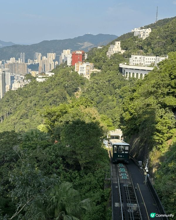 香港山頂完美親子一日遊：搭乘復古纜車飽覽市景，漫步平緩的盧吉...