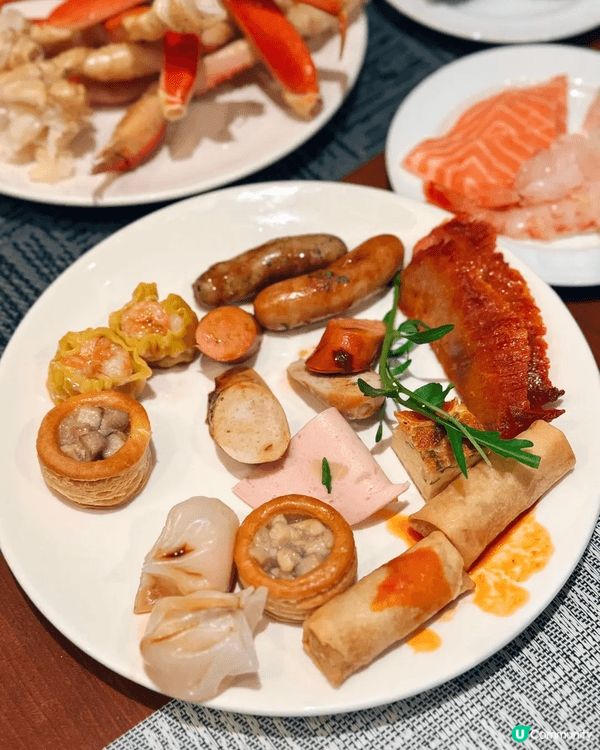 今次去香港諾富特世紀酒店Le Cafe食自助餐，整體好正！海...
