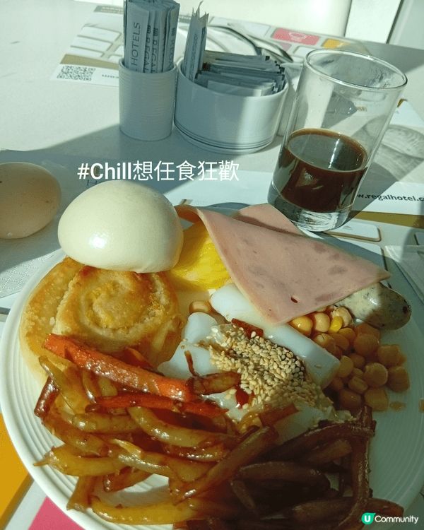 一般酒店自助餐質量和質素都不錯而且時間也頗長：最少2小時，可...