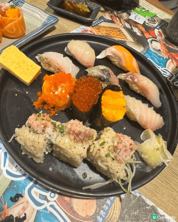 天水圍千葉鳥餐廳主打日式放題，刺身新鮮肥美，壽司選擇豐富，火...